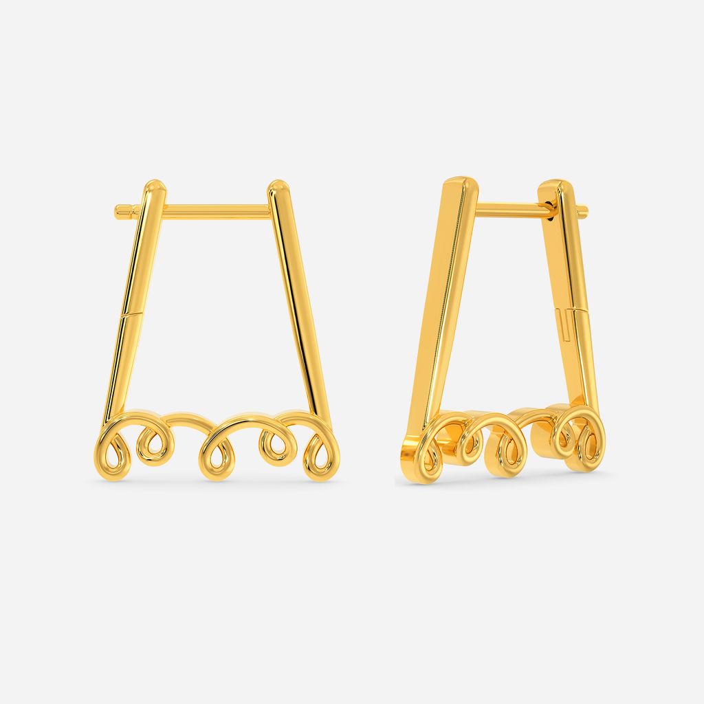 Beloved Braids Gold Earrings