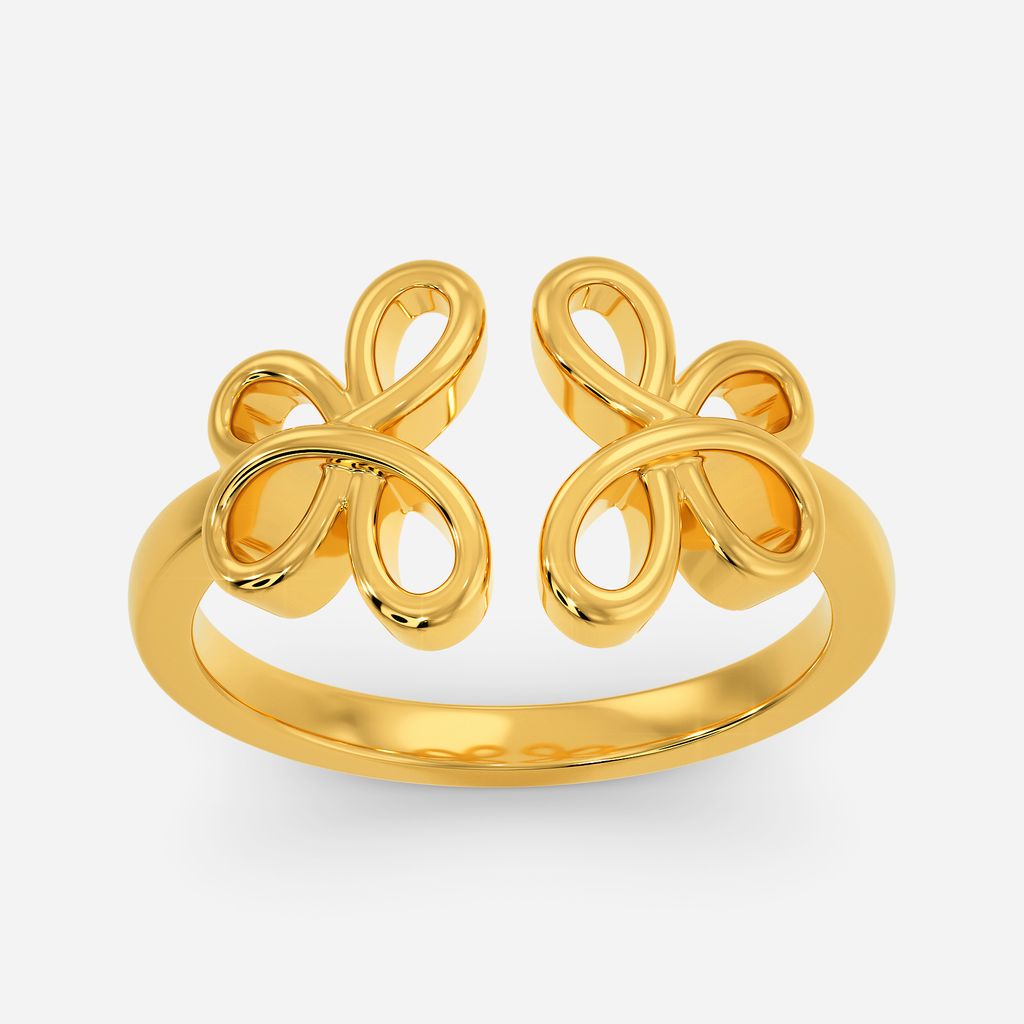 Serenade in Braids Gold Rings alternate view 3