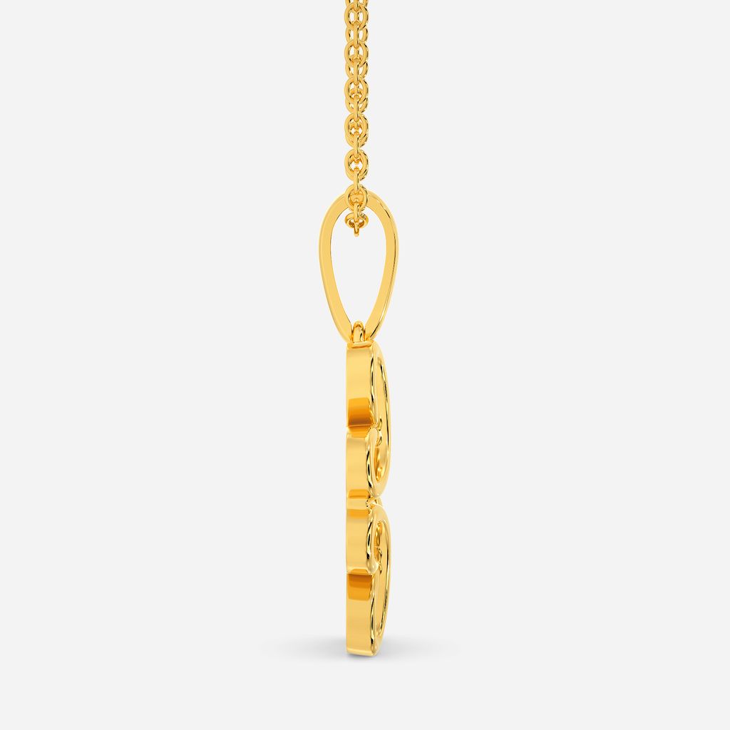 Serenade in Braids Gold Pendants