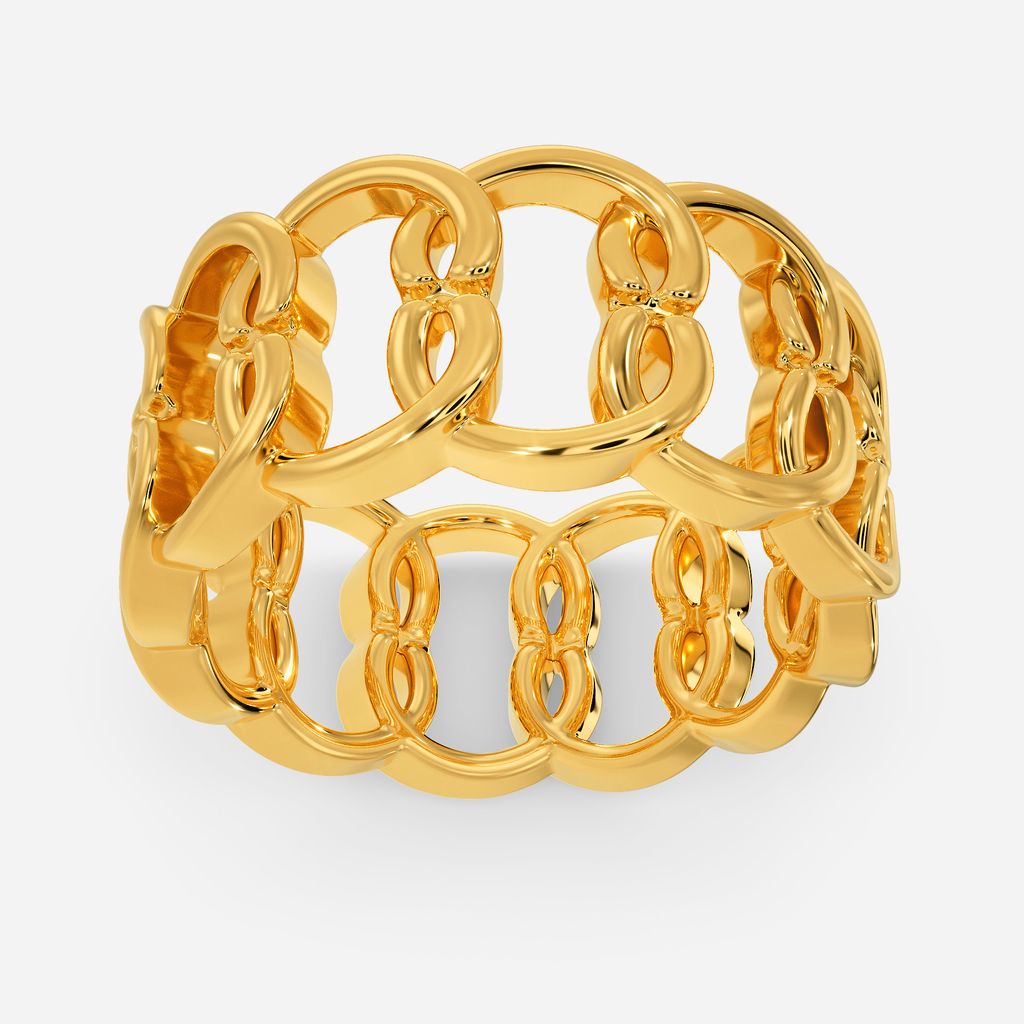 Fit to Knit Gold Rings alternate view 3