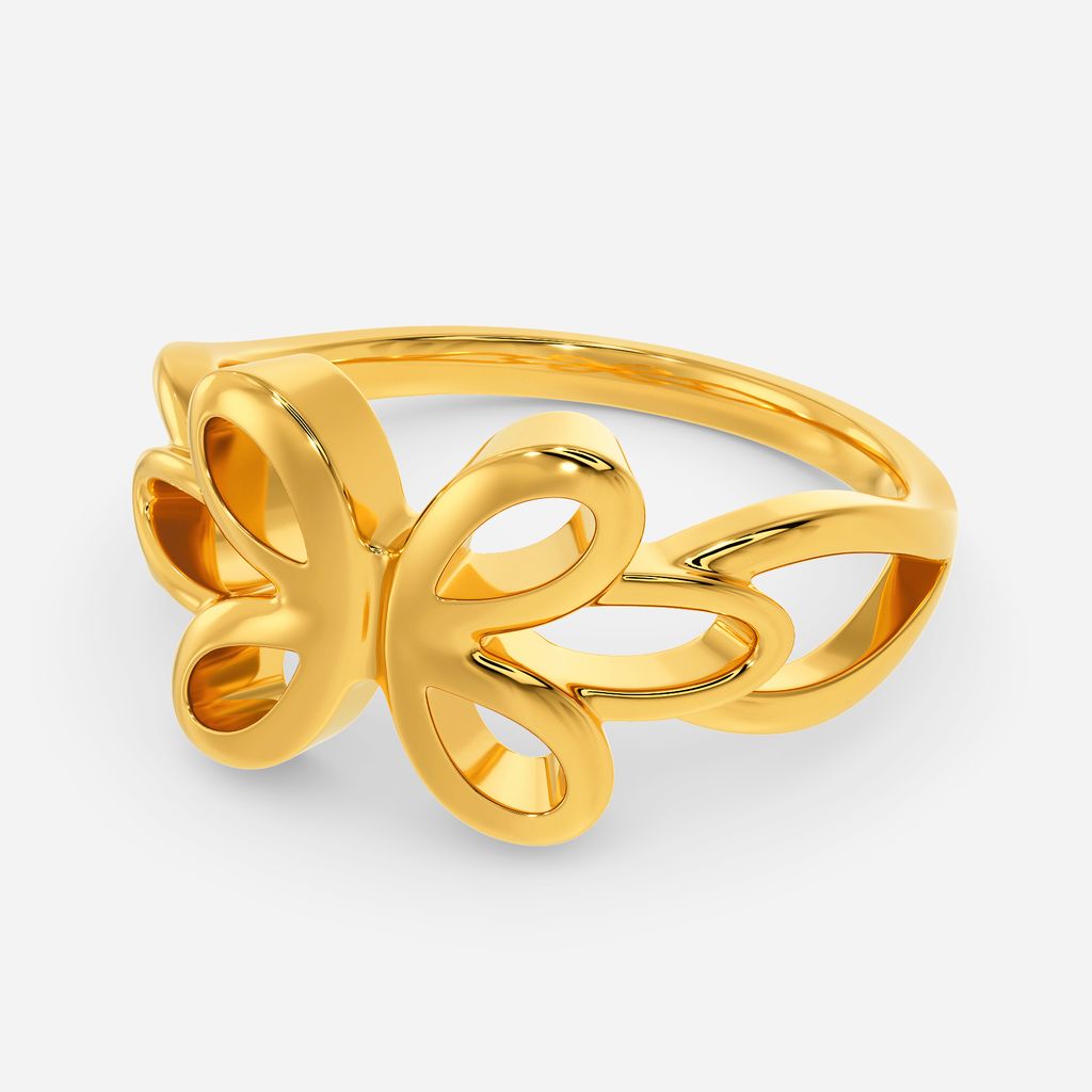 Braided Bliss Gold Rings alternate view 2