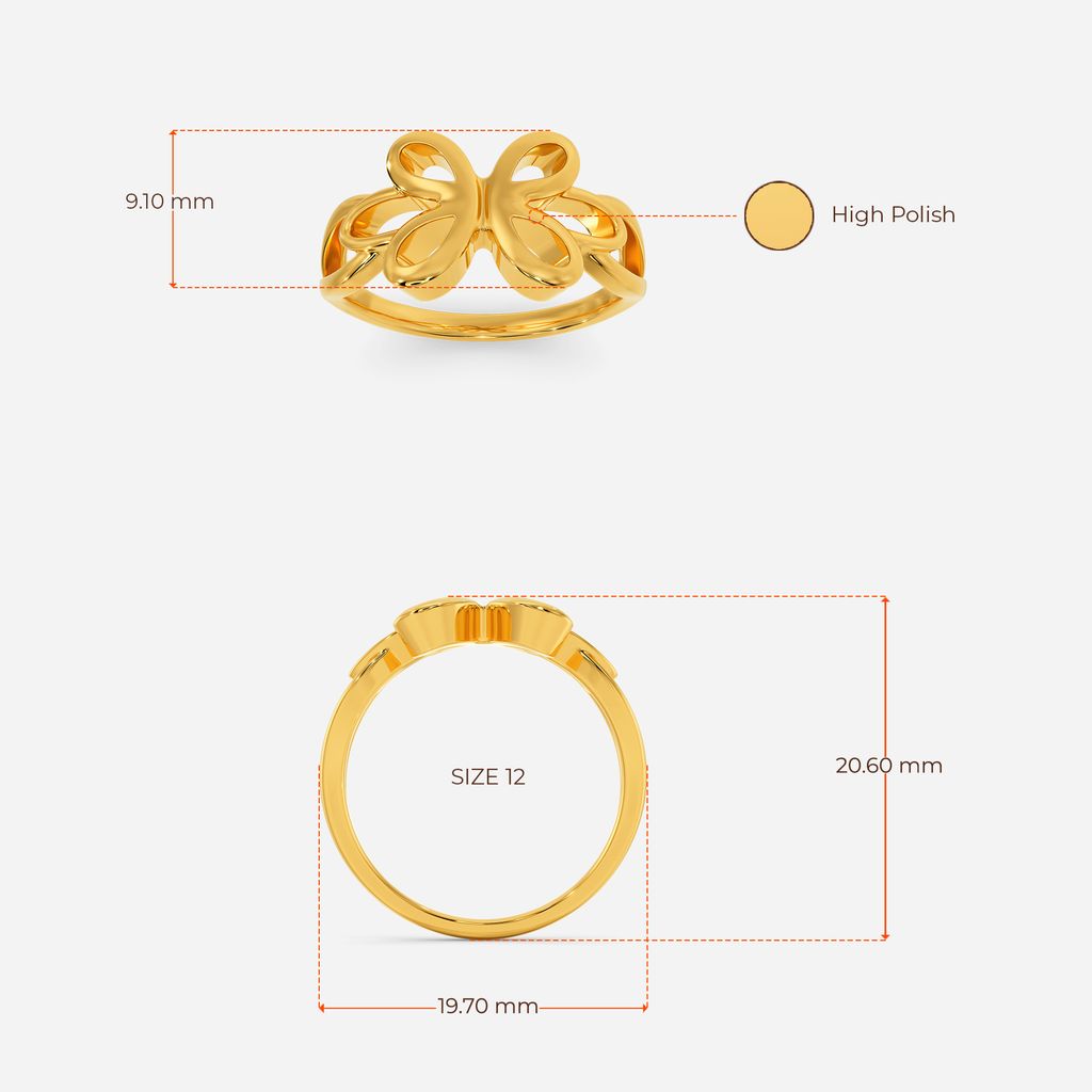 Braided Bliss Gold Rings image