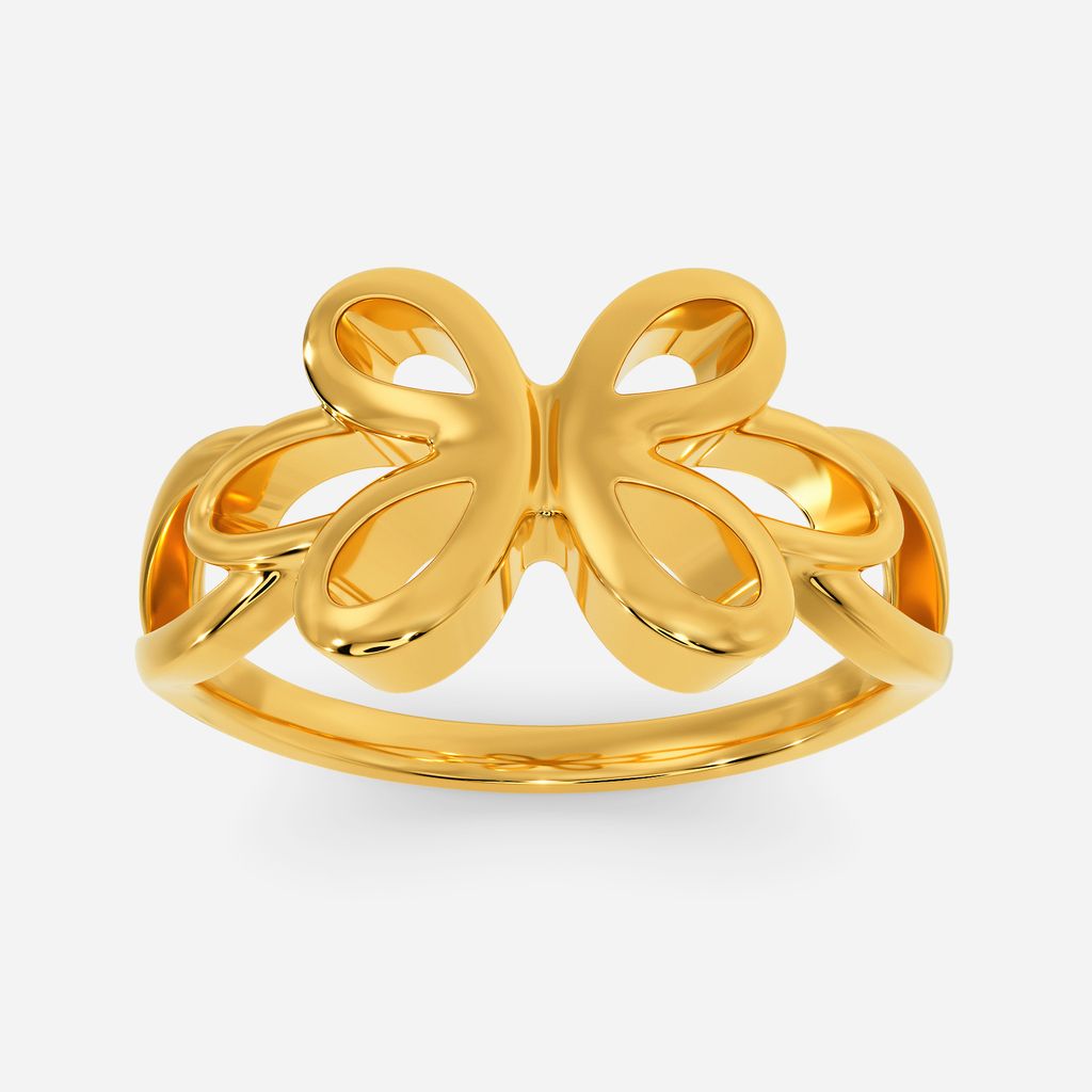 Braided Bliss Gold Rings alternate view 3
