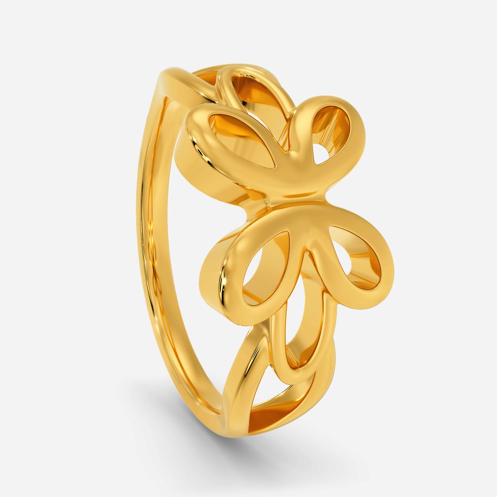 Braided Bliss Gold Rings image