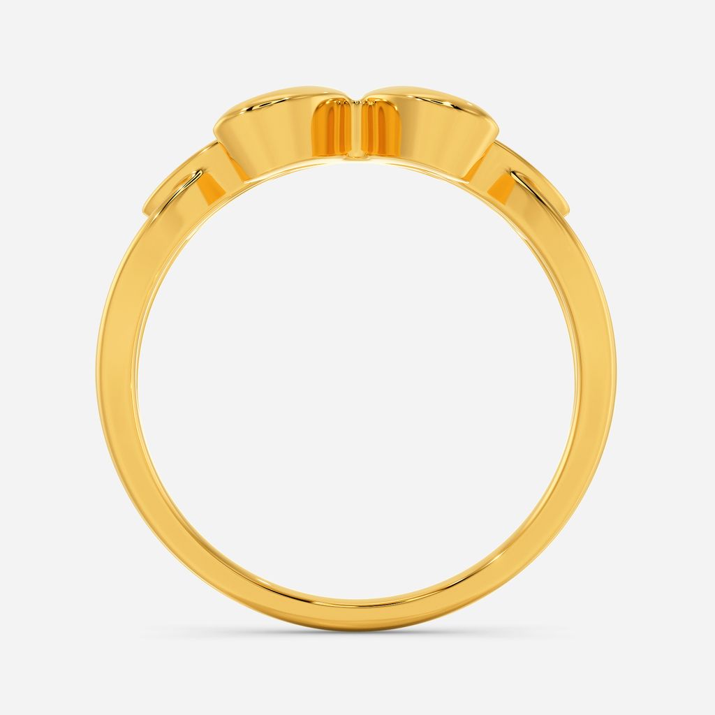 Braided Bliss Gold Rings image