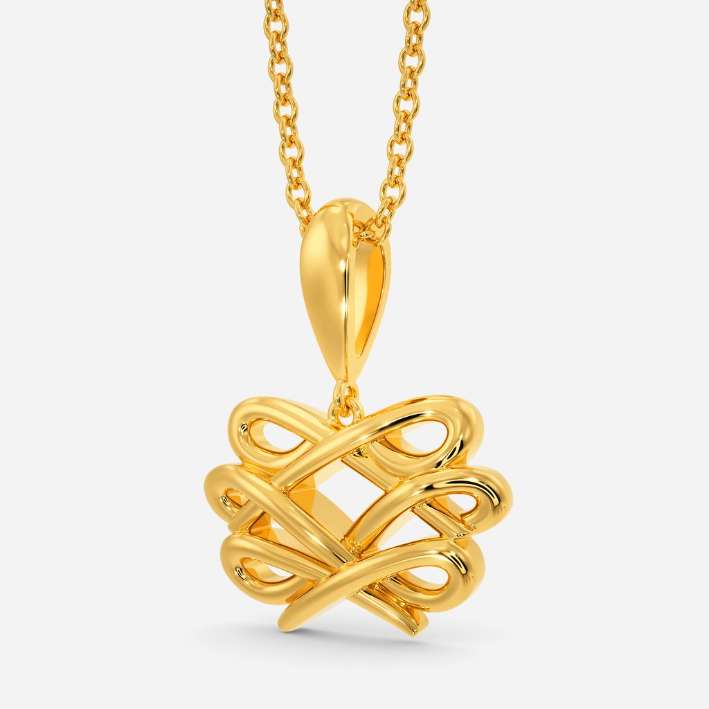 Braided Bliss Gold Pendants