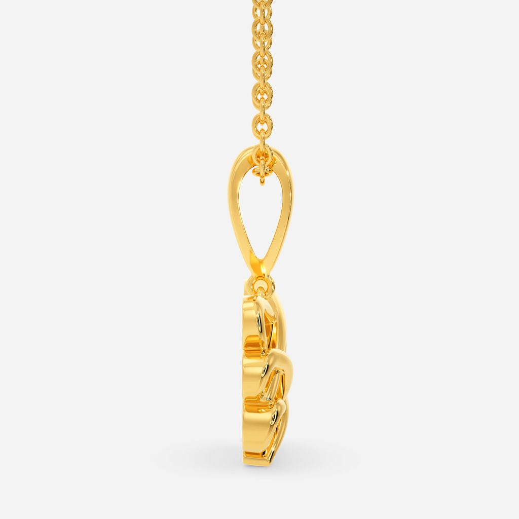 Braided Bliss Gold Pendants