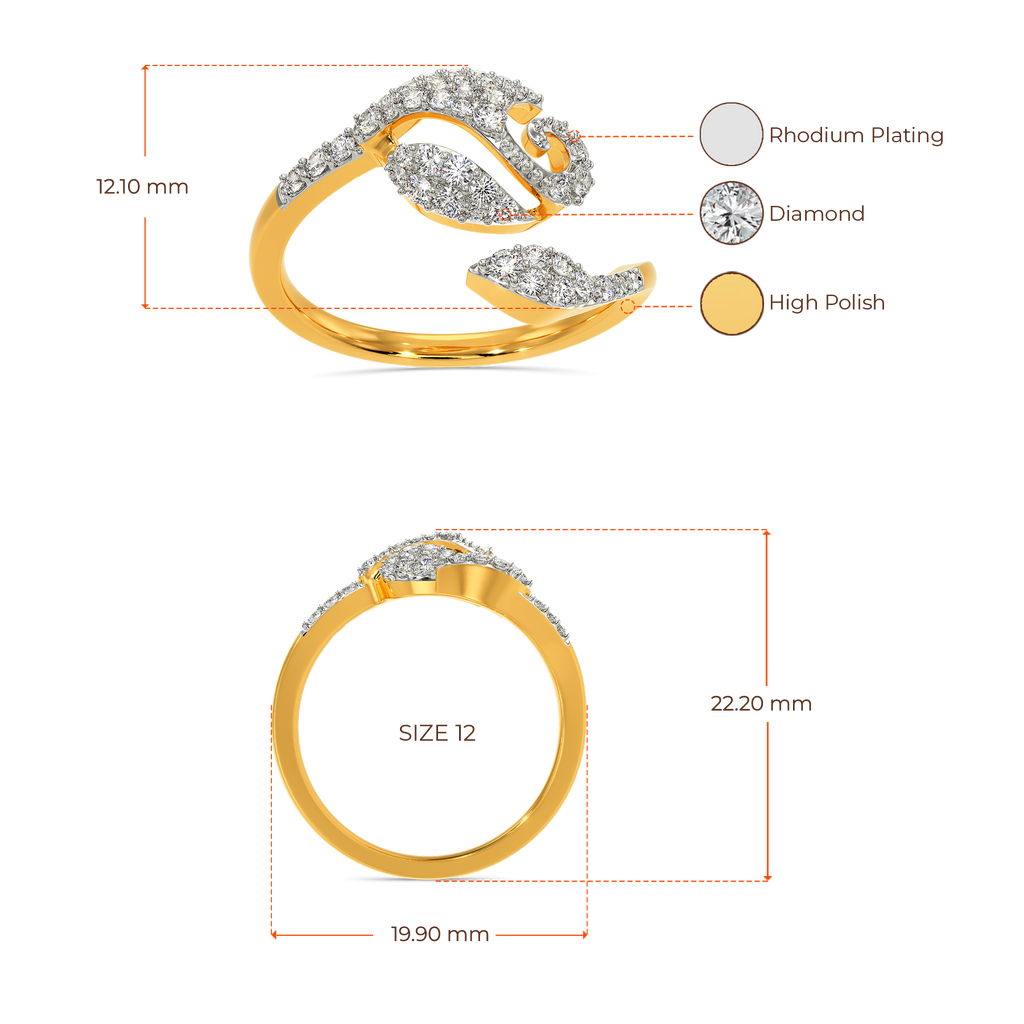 Secret of Roses Diamond Rings image