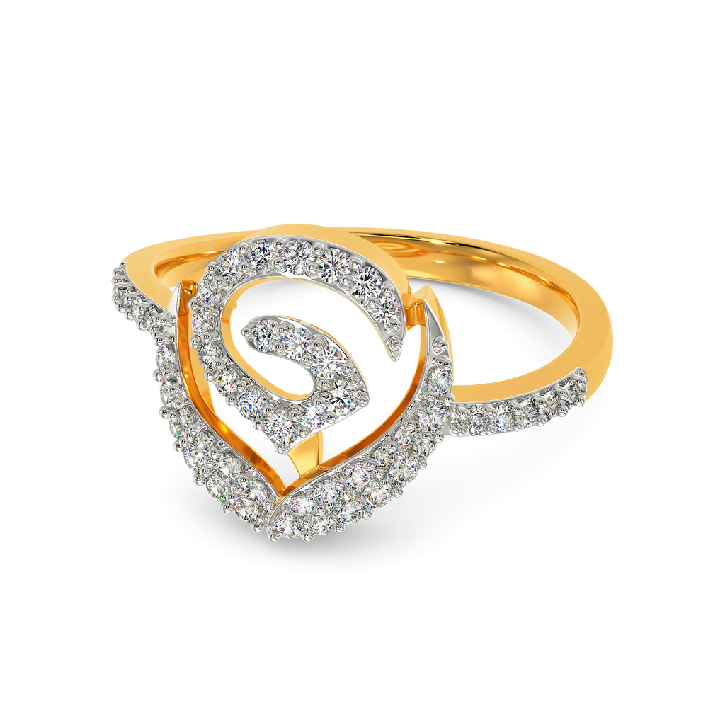 Scarlet Bloom Diamond Rings alternate view 2