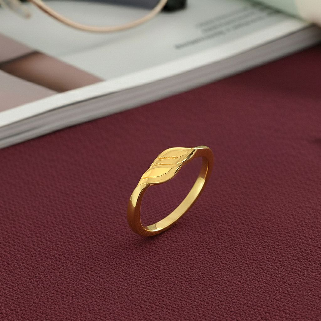 Ruffle Rush Gold Rings alternate view 2