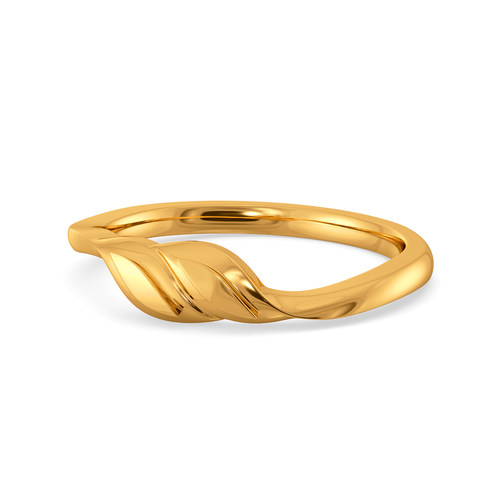 Ruffle Rush Gold Rings alternate view 3