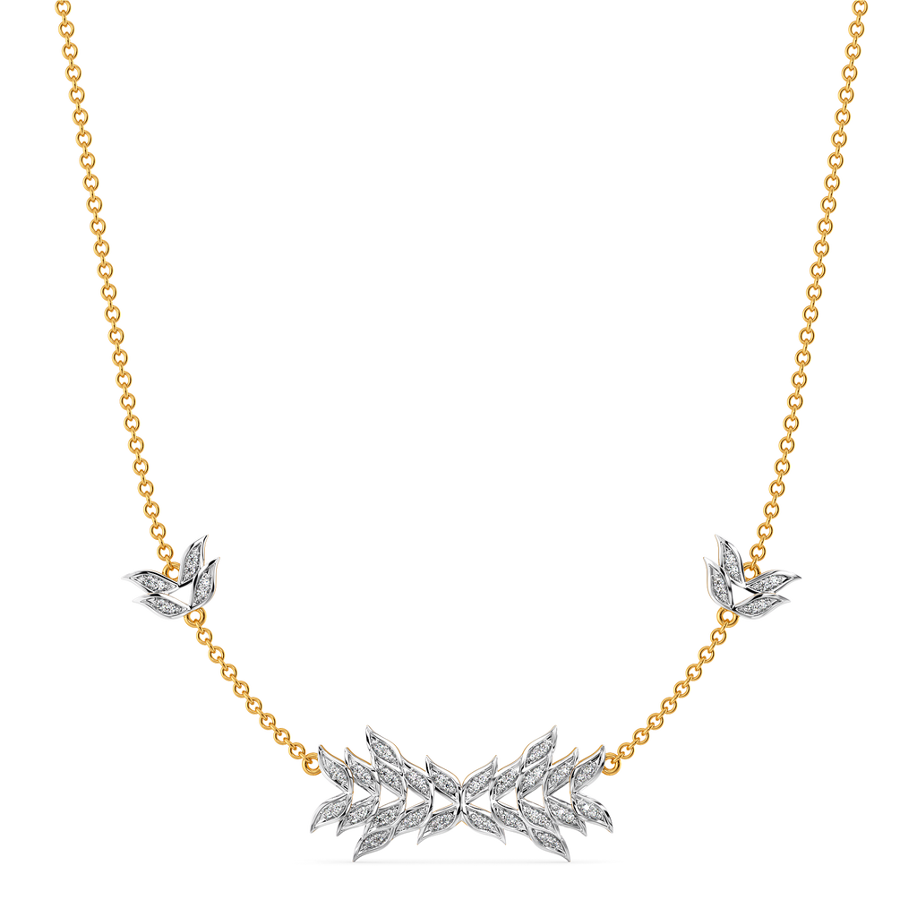 Ruffle Takeover Diamond Necklaces