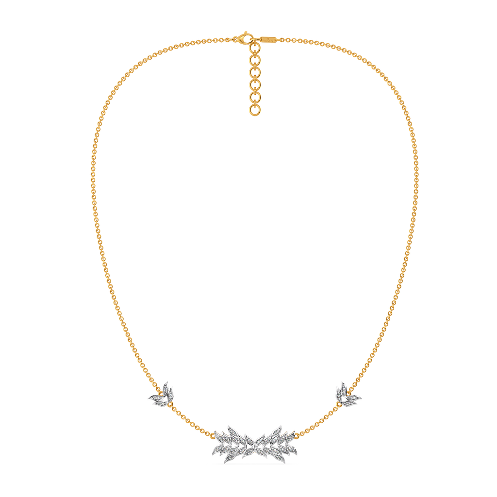 Ruffle Takeover Diamond Necklaces