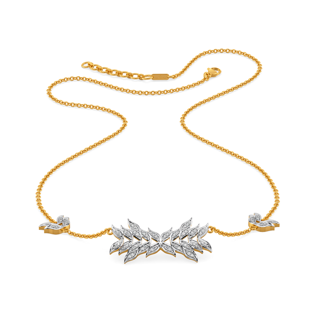 Ruffle Takeover Diamond Necklaces
