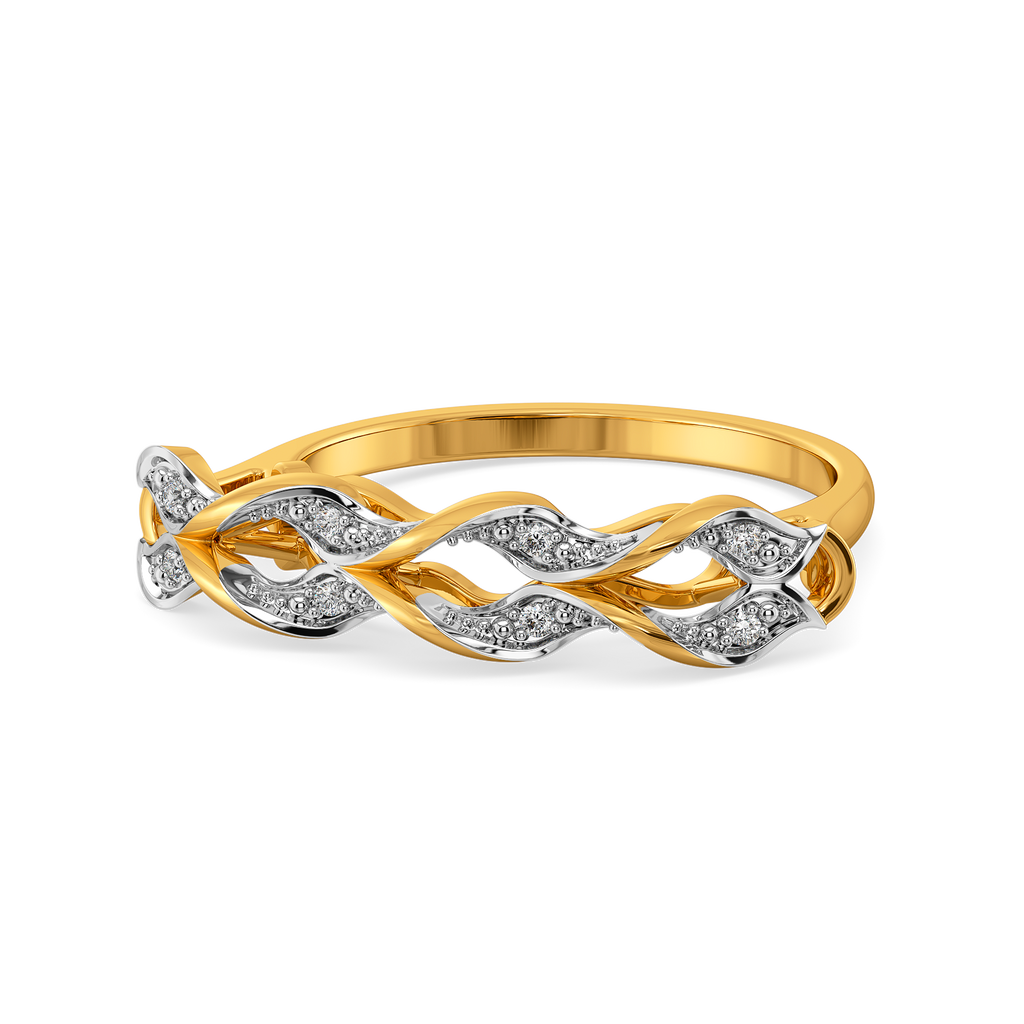 Iconically Ruffles Diamond Rings alternate view 2