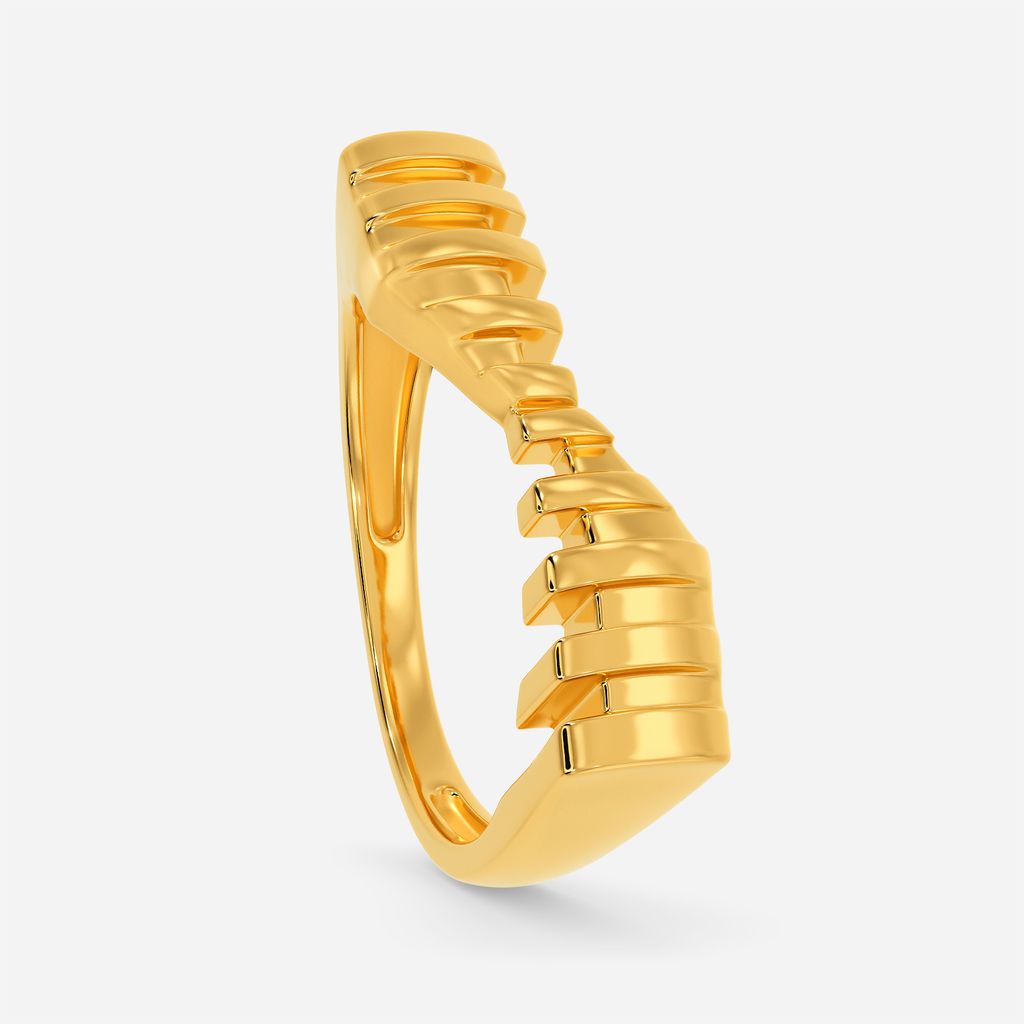 Touch of Intuition Gold Rings image
