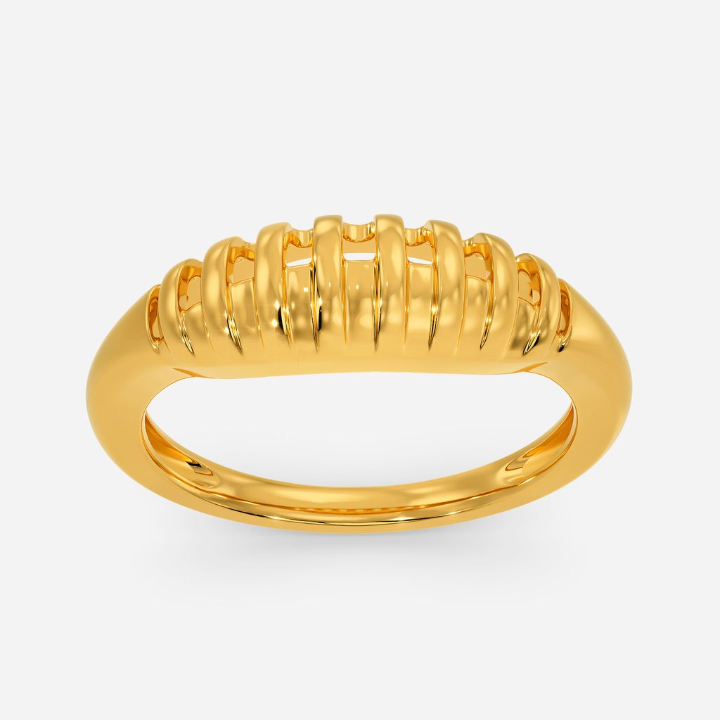 Blurred Lines Gold Rings alternate view 3