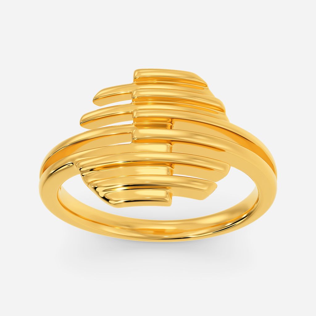 Infinite Cord Gold Rings alternate view 3