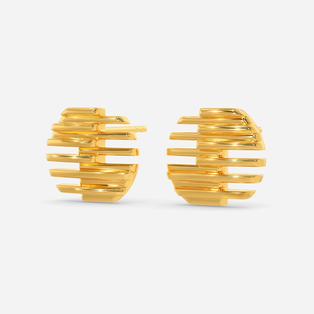 Infinite Cord Gold Earrings