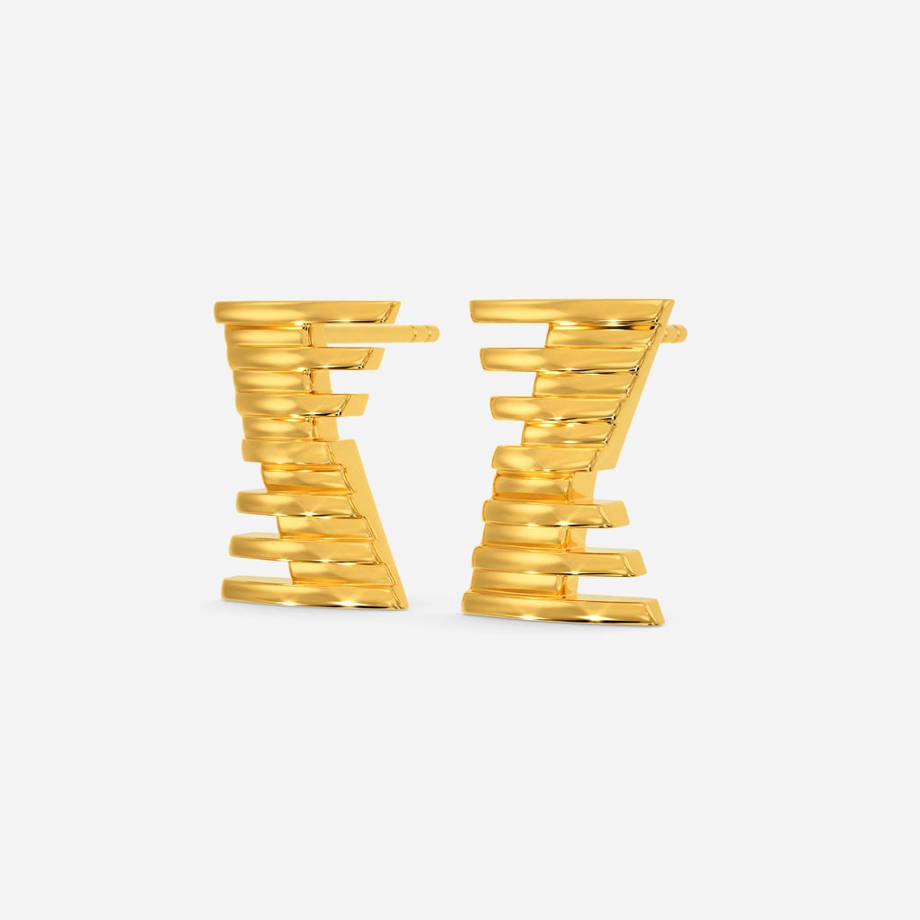 Mystic Illusion Gold Earrings