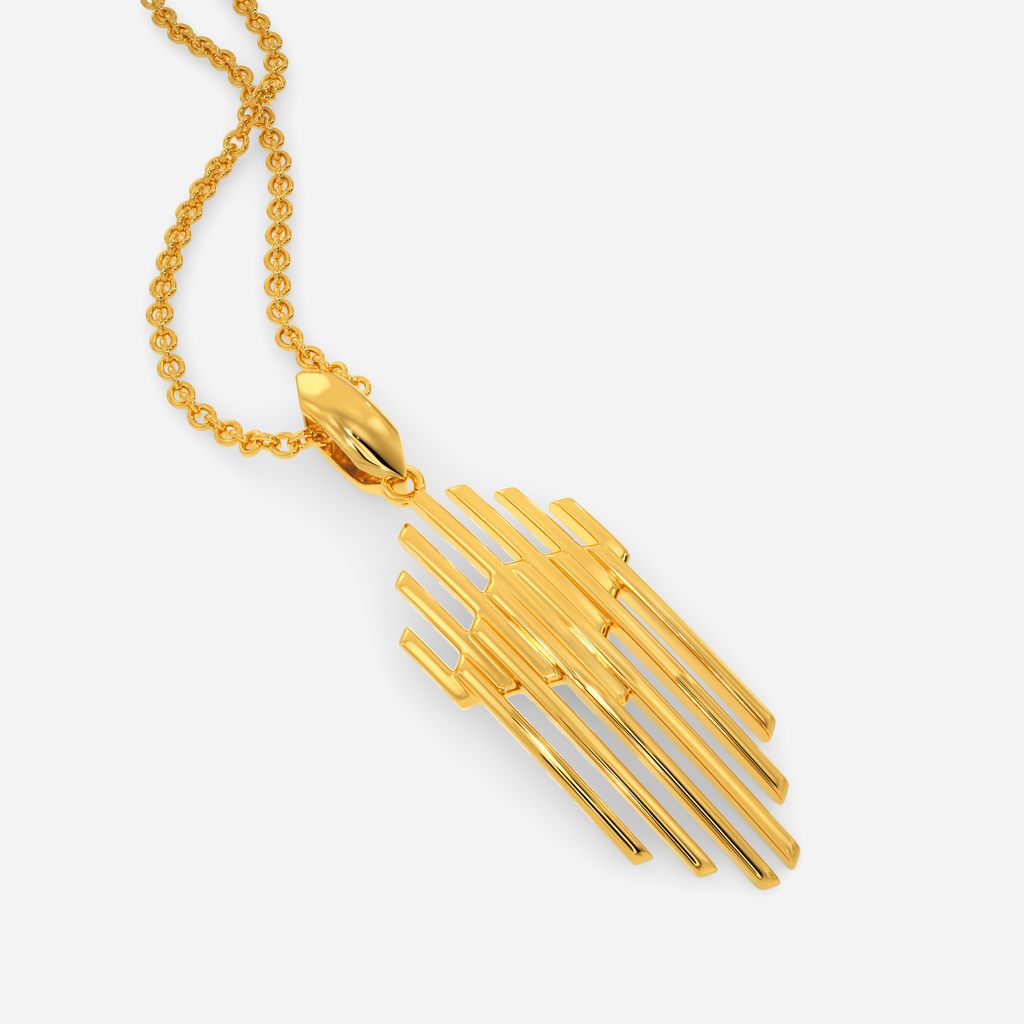 Blurry Bliss Gold Pendants