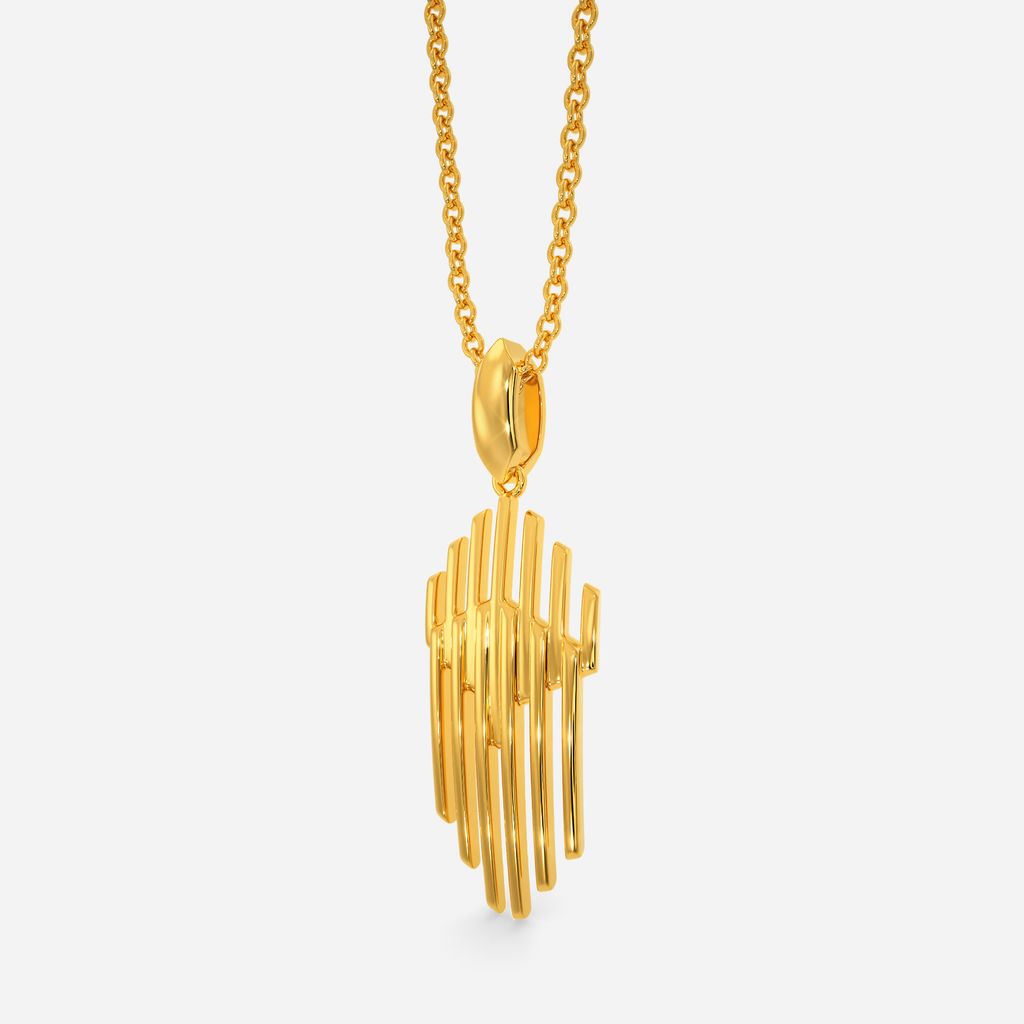 Blurry Bliss Gold Pendants
