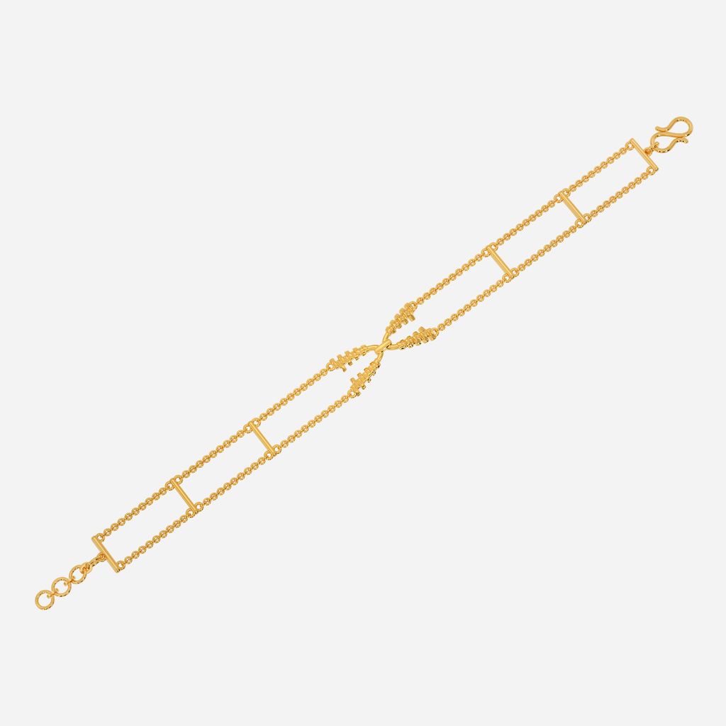 Surreal Harmonica Gold Bracelets