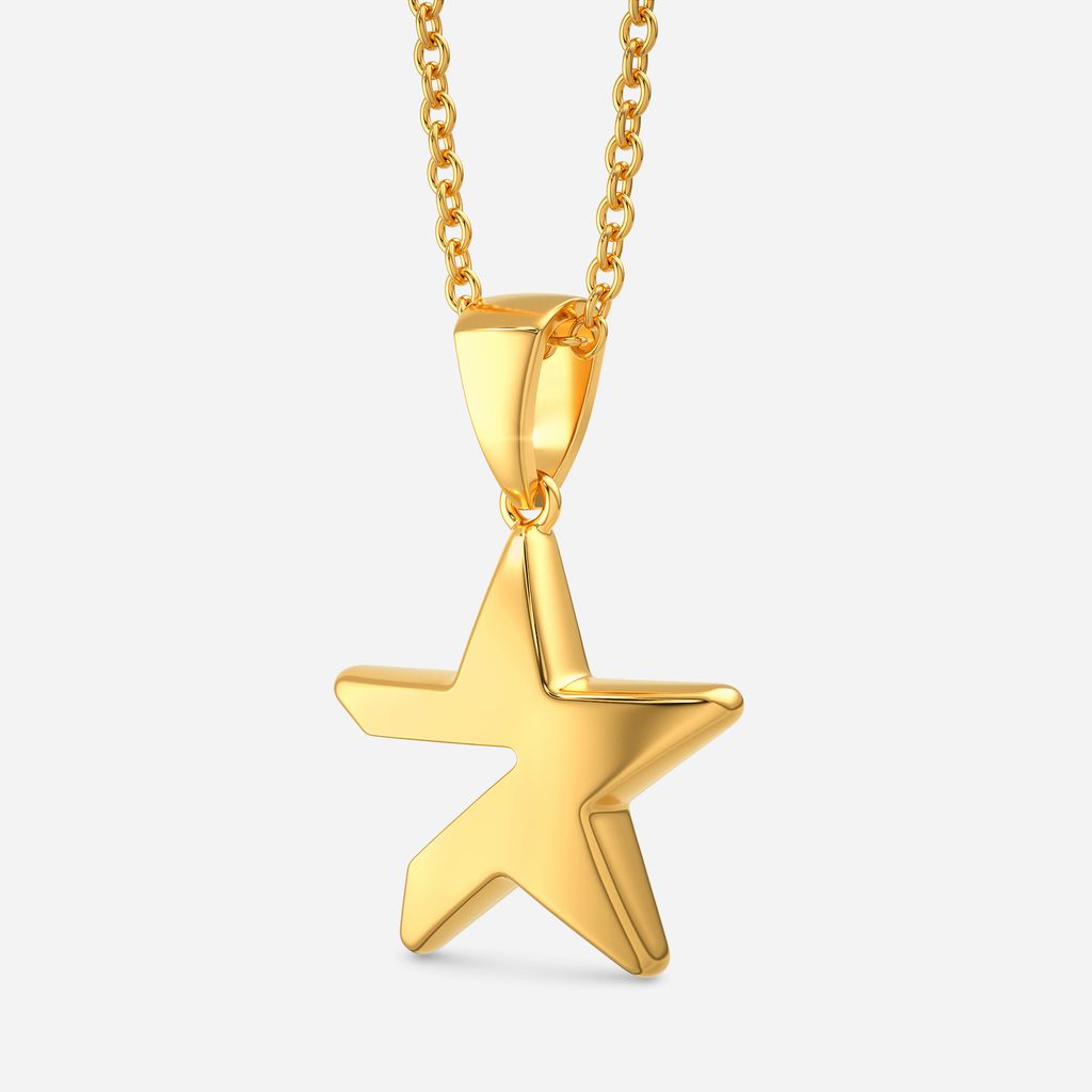 Starry Combat Gold Pendants