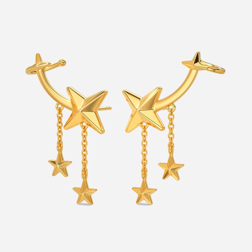 Cool Cosmo Gold Earrings