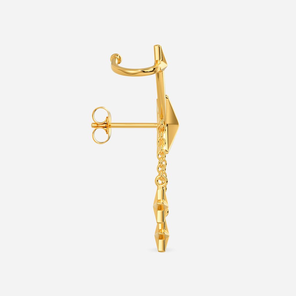 Cool Cosmo Gold Earrings