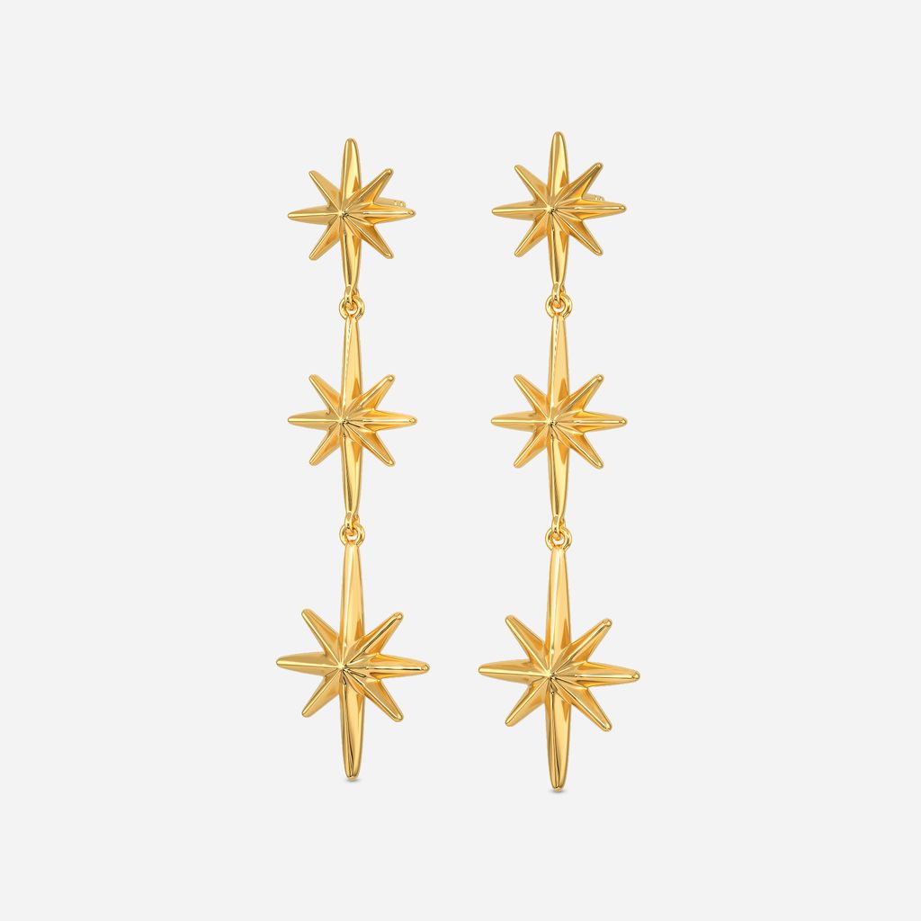 Neo Nebula Gold Earrings