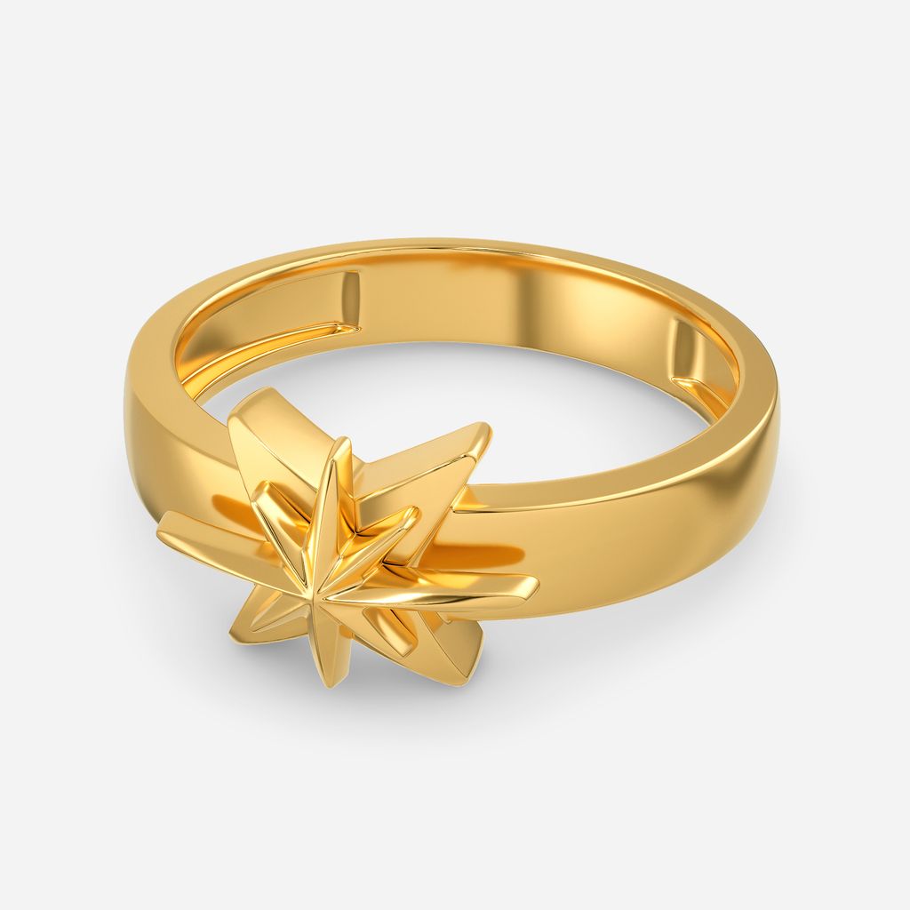 Neo Nebula Gold Rings alternate view 2