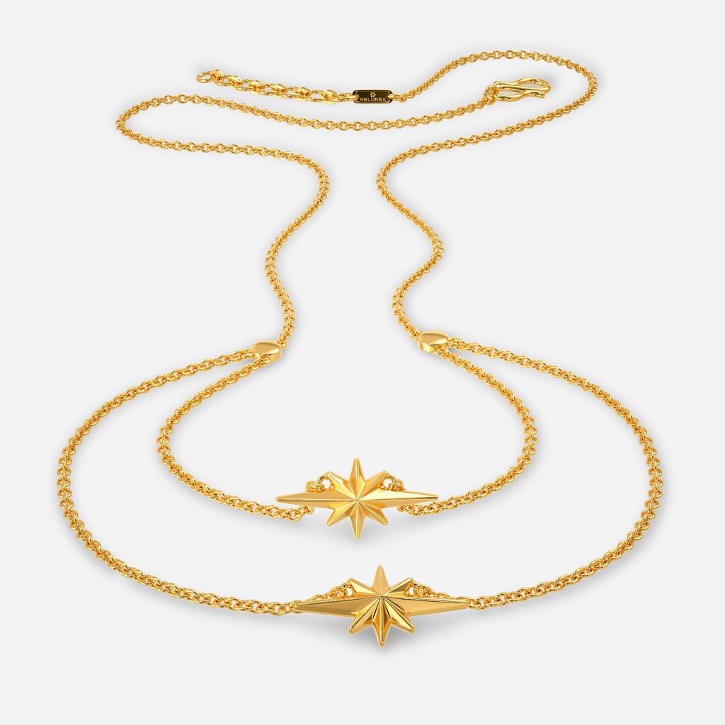 Neo Nebula Gold Necklaces