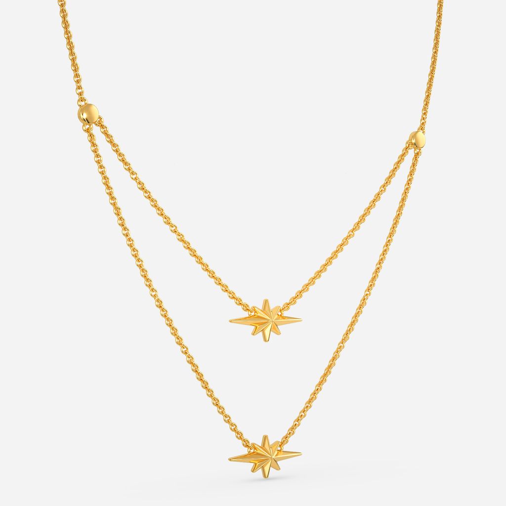 Neo Nebula Gold Necklaces