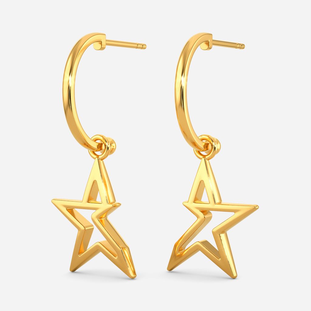 Astro Story Gold Earrings