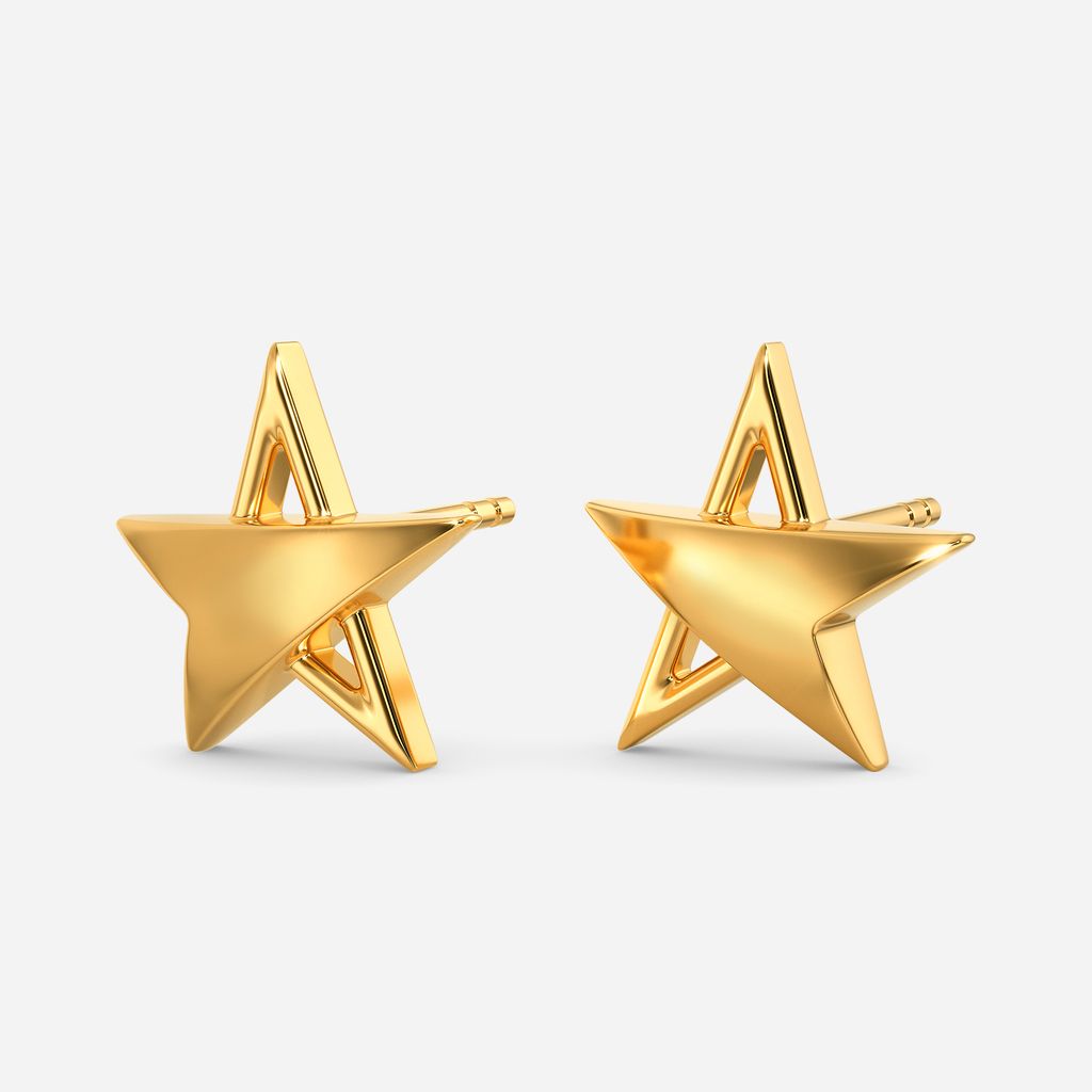 Astro Story Gold Earrings