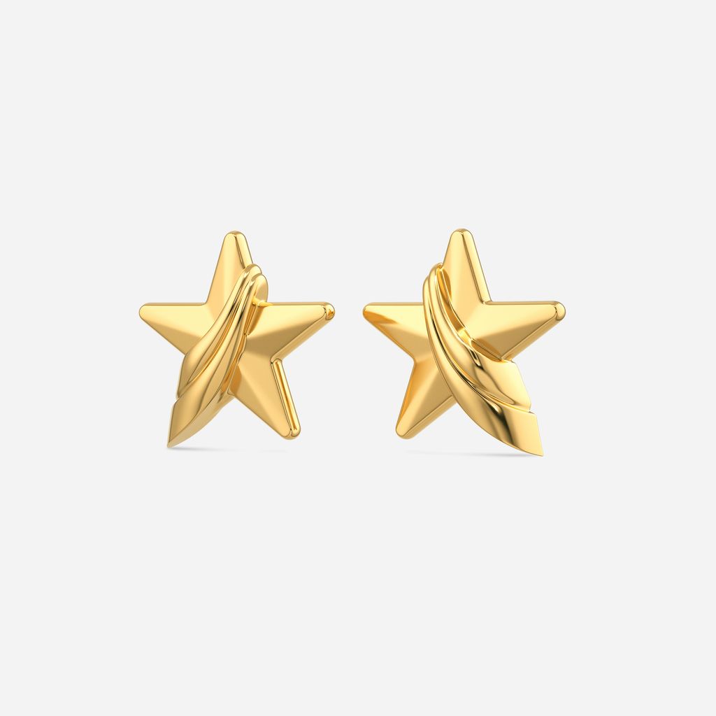 Heavenly Maven Gold Earrings