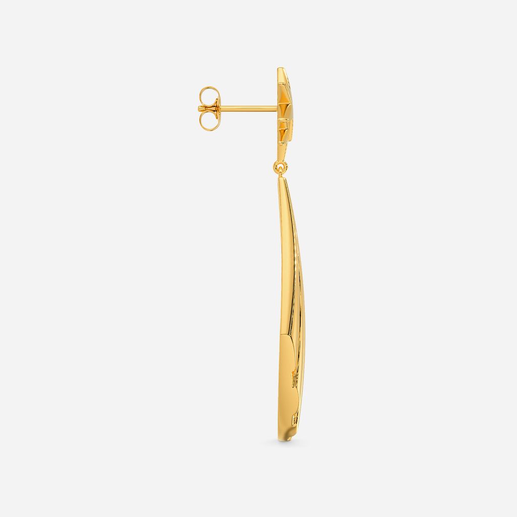 Planetary Play Gold Earrings
