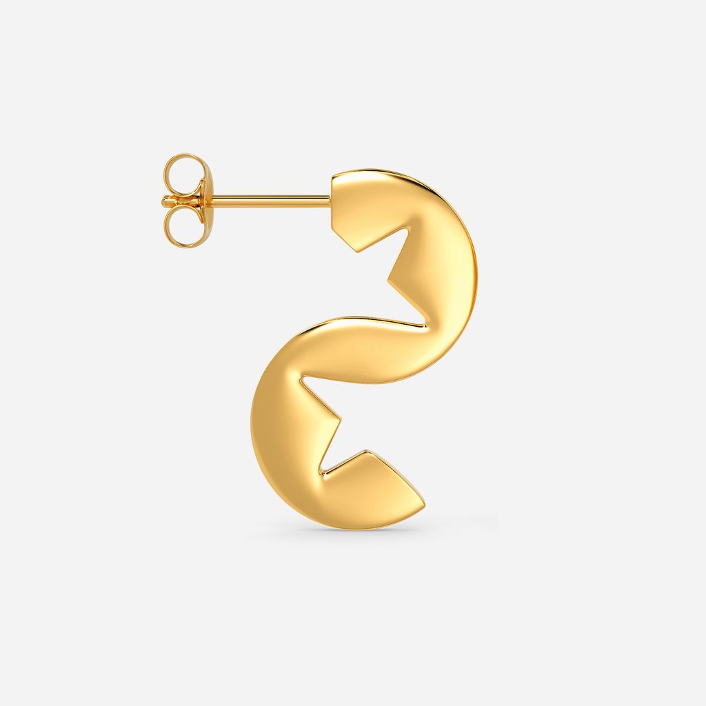 Planetary Play Gold Earrings