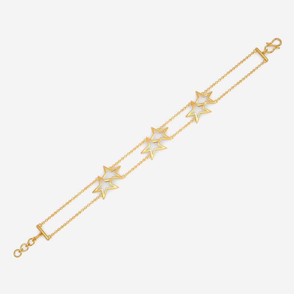 Twinkling Trips Gold Bracelets
