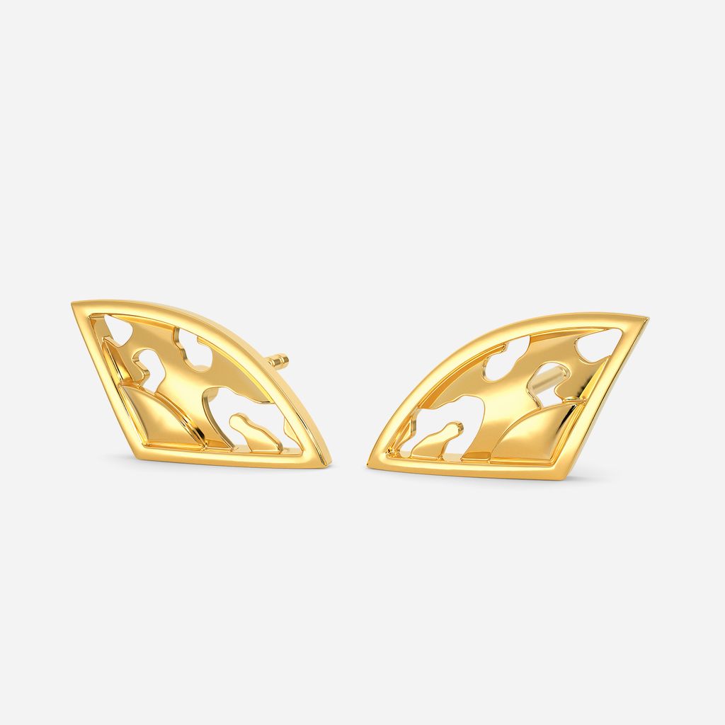 Spot Me Gold Earrings