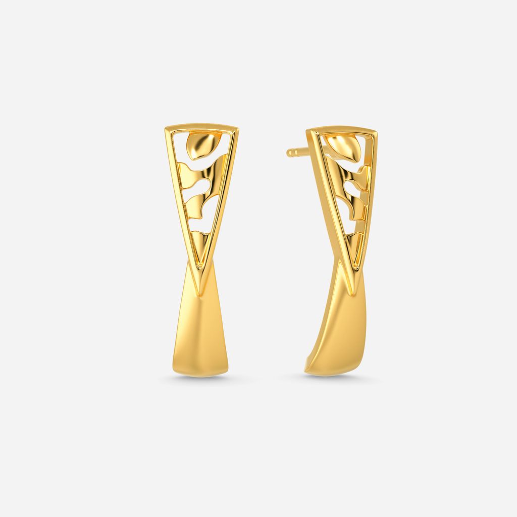 Wild Verve Gold Earrings