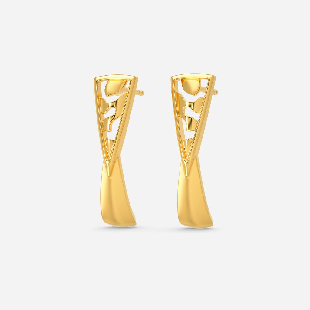 Wild Verve Gold Earrings
