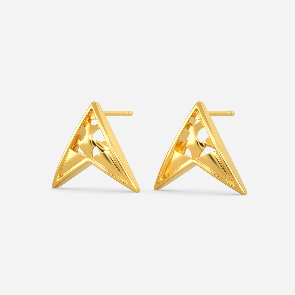 Wild Verve Gold Earrings