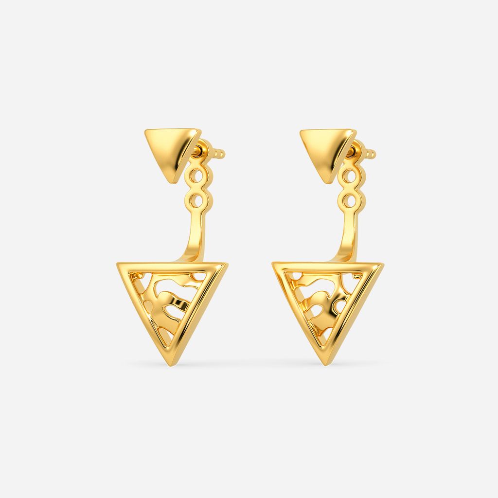Territorial Tryst Gold Earrings