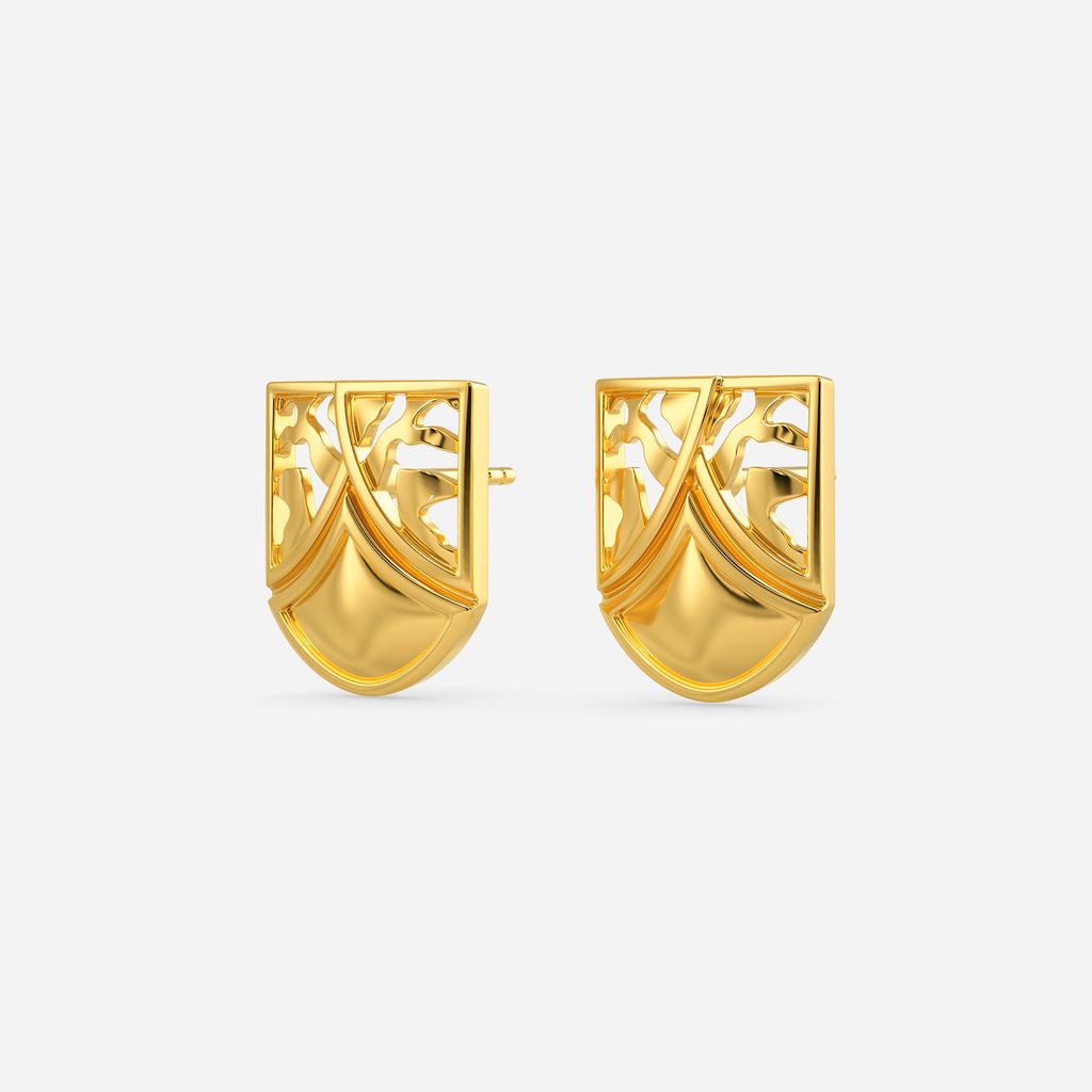 Like a Leopard Gold Earrings