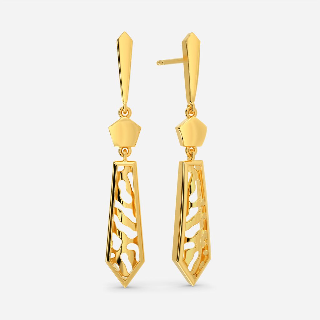 Wild Trails Gold Earrings