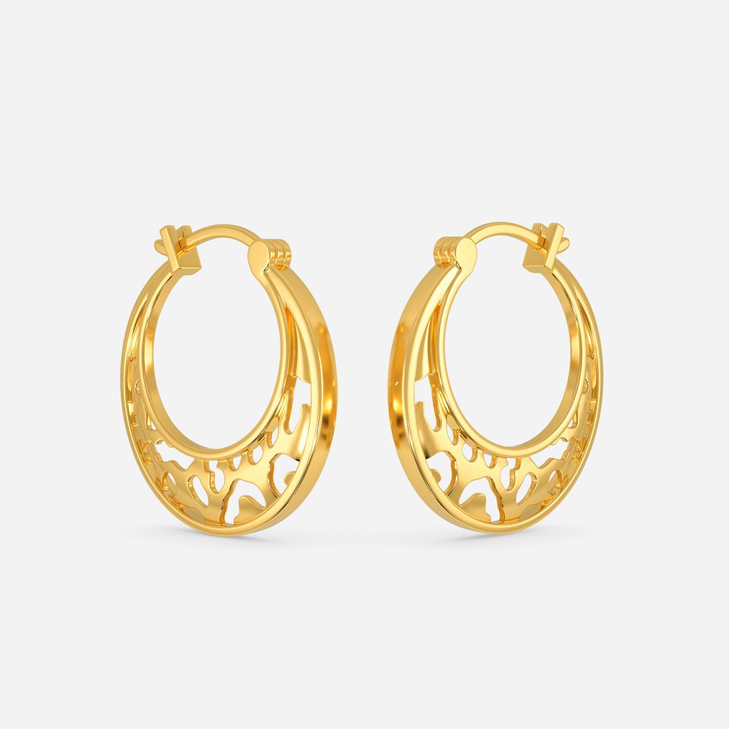 Clawed Chic Gold Earrings