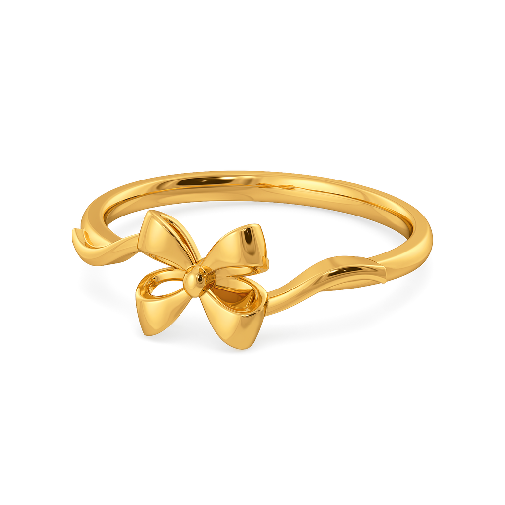 Dreamy Ribbons Gold Rings alternate view 2
