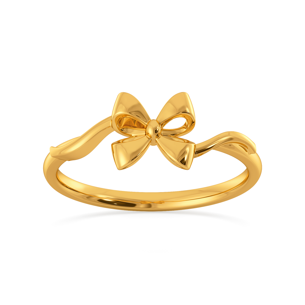 Dreamy Ribbons Gold Rings alternate view 3